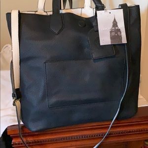 London Fog reversible tote